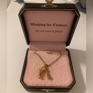 Juicy Couture Y2K Wishbone Necklace